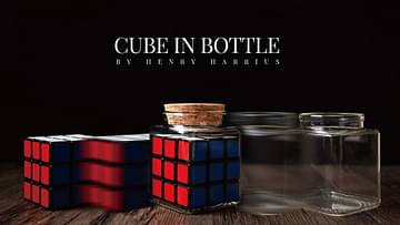 CUBE IN BOTTLE BY HENRY HARRIUS - Click Image to Close